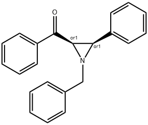 rel-(2α*,3α*)-1-Benzyl-2-benzoyl-3-phenylaziridine,6372-57-2,结构式
