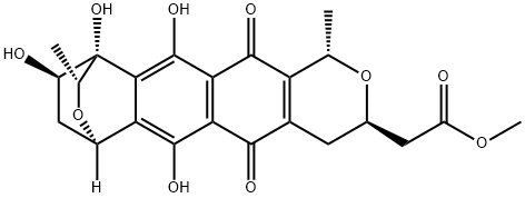 (1R,13R)-1,3,4,6,7,9,10,11-Octahydro-4α,5,12,13-tetrahydroxy-3α,7α-dimethyl-6,11-dioxo-1β,4-ethanonaphtho[2,3-c:6,7-c']dipyran-9β-acetic acid methyl ester|