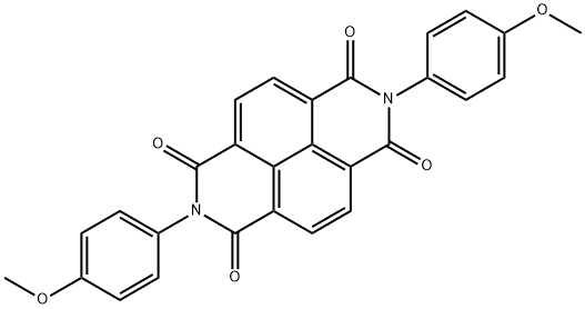 2,7-BIS(4-METHOXYPHENYL)BENZO[LMN][3,8]PHENANTHROLINE-1,3,6,8(2H,7H)-TETRAONE 结构式