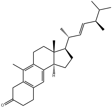 Anthiaergostan-5,7,9,22-tetraen-3-one 化学構造式