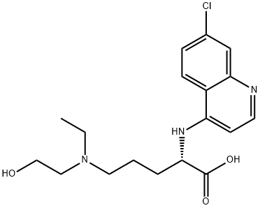 Hydroxychloroquine Acid Structure