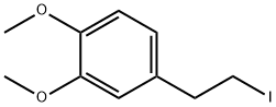 1,2-ジメトキシ-4-(2-ヨードエチル)ベンゼン 化学構造式