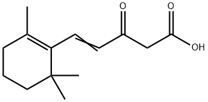 4-Pentenoic acid, 3-oxo-5-(2,6,6-trimethyl-1-cyclohexen-1-yl)- 结构式