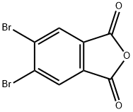 4,5-ジブロモフタル酸無水物 化学構造式