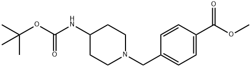 Methyl 4-[4-(tert-butoxycarbonylamino)piperidin-1-yl]methylbenzoate|653593-69-2