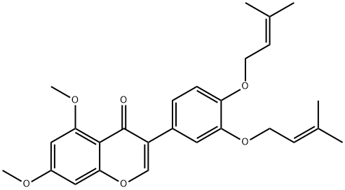 GLABRESCIONE B 结构式