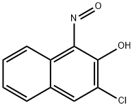 2-Naphthalenol, 3-chloro-1-nitroso- Struktur