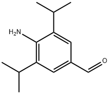 4-氨基-3,5-二异丙基苯甲醛,664340-50-5,结构式