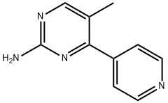 5-甲基-4-(4-吡啶基)嘧啶-2-胺 结构式