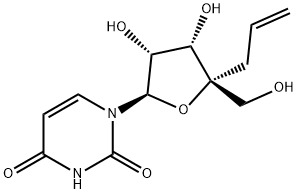 4'-alpha-C-Allyl uridine Structure