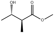 Butanoic acid, 3-hydroxy-2-methyl-, methyl ester, (2S,3S)- Structure