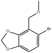 5-Bromo-4-(methoxymethyl)benzo[d][1,3]dioxole Structure