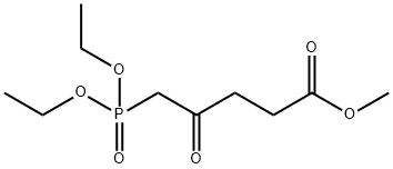 Pentanoic acid, 5-(diethoxyphosphinyl)-4-oxo-, methyl ester 结构式