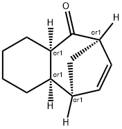 6,9-Methano-9H-benzocyclohepten-9-one,1,2,3,4,4a,5,8,9a-octahydro-,(4aR,5S,8R,9aR)-rel-(9CI) 化学構造式