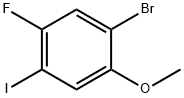 Benzene, 1-bromo-5-fluoro-4-iodo-2-methoxy- 化学構造式