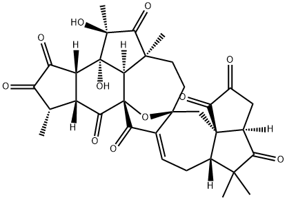 682745-24-0 2H,8H-7a,16a-Epoxy-10H-3,9,12,17-tetraoxacyclopent[3',3'a]azuleno[6',5':5,6]cyclooct[1,2,3-cd]-as-indacene-2,5,10,16(1H,13H)-tetrone, 3a,3b,4,5a,6,7,11,11a,13a,14,16b,17a-dodecahydro-3b,4-dihydroxy-1,4,5a,13,13-pentamethyl-, (1S,3aS,3bR,4R,5aS,7aS,8aR,11aR,13aS,16aS,16bR,17aR)-