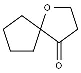 1-氧杂螺[4.4]壬烷-4-酮, 68978-78-9, 结构式