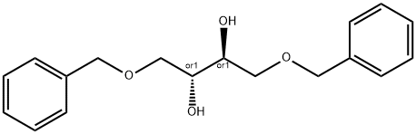 2,3-Butanediol, 1,4-bis(phenylmethoxy)-, (2R,3S)-rel- Structure