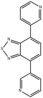 2,1,3-Benzothiadiazole, 4,7-di-3-pyridinyl- 结构式