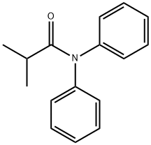 Propanamide, 2-methyl-N,N-diphenyl- Structure