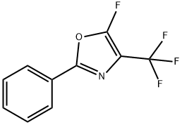 5-Fluoro-2-phenyl-4-(trifluoromethyl)-1,3-oxazole Struktur
