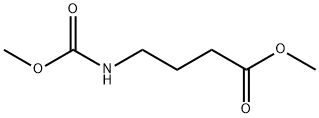 Butanoic acid, 4-[(methoxycarbonyl)amino]-, methyl ester Structure