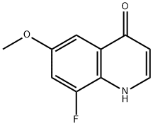 4(1H)-Quinolinone,8-fluoro-6-methoxy-(9CI) 化学構造式