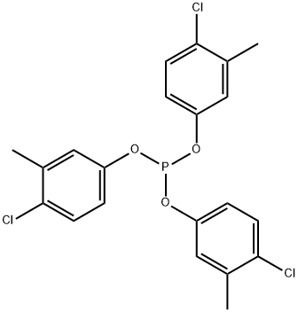 Phenol, 4-chloro-3-methyl-, phosphite (3:1) Structure