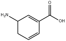 1,5-Cyclohexadiene-1-carboxylicacid,3-amino-(9CI) 化学構造式