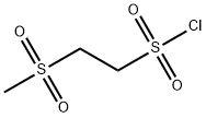 2-methanesulfonylethane-1-sulfonyl chloride 化学構造式