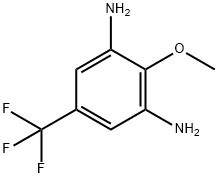 1,3-Benzenediamine, 2-methoxy-5-(trifluoromethyl)- Structure