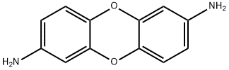 2,7-Diaminodibenzo[b,e][1,4]dioxine 化学構造式
