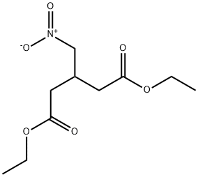 Pentanedioic acid, 3-(nitromethyl)-, 1,5-diethyl ester Struktur