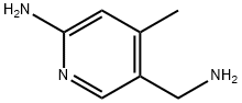 5-(AMINOMETHYL)-4-METHYLPYRIDIN-2-AMINE 结构式