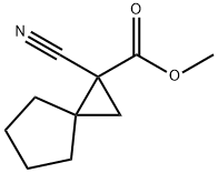 1-氰基螺[2.4]庚烷-1-甲酸甲酯 结构式