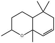 2H-1-Benzopyran, 3,4,4a,5,6,8a-hexahydro-2,5,5,8a-tetramethyl-,72746-44-2,结构式