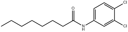 Octanamide, N-(3,4-dichlorophenyl)- Structure