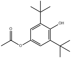 1,4-Benzenediol, 2,6-bis(1,1-dimethylethyl)-, 4-acetate Structure