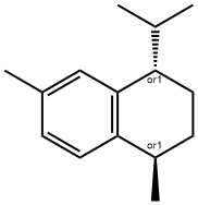 Naphthalene, 1,2,3,4-tetrahydro-1,6-dimethyl-4-(1-methylethyl)-, (1R,4S)-rel- Struktur