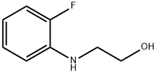 Ethanol, 2-[(2-fluorophenyl)amino]- Structure