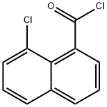 1-Naphthalenecarbonyl chloride, 8-chloro- 化学構造式