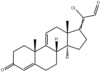20-chloropregna-4,9(11),17(20)-triene-3-21-al Structure