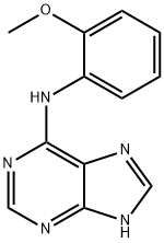 N-(2-甲氧基苯基)-7H-嘌呤-6-胺,73663-97-5,结构式
