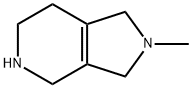 1H-Pyrrolo[3,4-c]pyridine,2,3,4,5,6,7-hexahydro-2-methyl-(9CI) 化学構造式