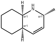 Quinoline, 1,2,4a,5,6,7,8,8a-octahydro-2-methyl-, (2R,4aR,8aR)-rel- (9CI) 结构式
