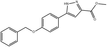 JR-14030, Methyl 3-(4-(benzyloxy)phenyl)-1H-pyrazole-5-carboxylate, 96%,742058-27-1,结构式