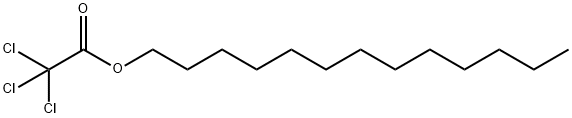 Acetic acid, 2,2,2-trichloro-, tridecyl ester Structure
