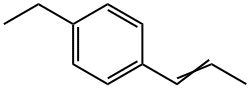 Benzene, 1-ethyl-4-(1-propen-1-yl)- Structure