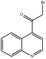 Ethanone, 2-bromo-1-(4-quinolinyl)- 化学構造式