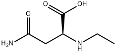 4-amino-2-(ethylamino)-4-oxobutanoic acid Struktur